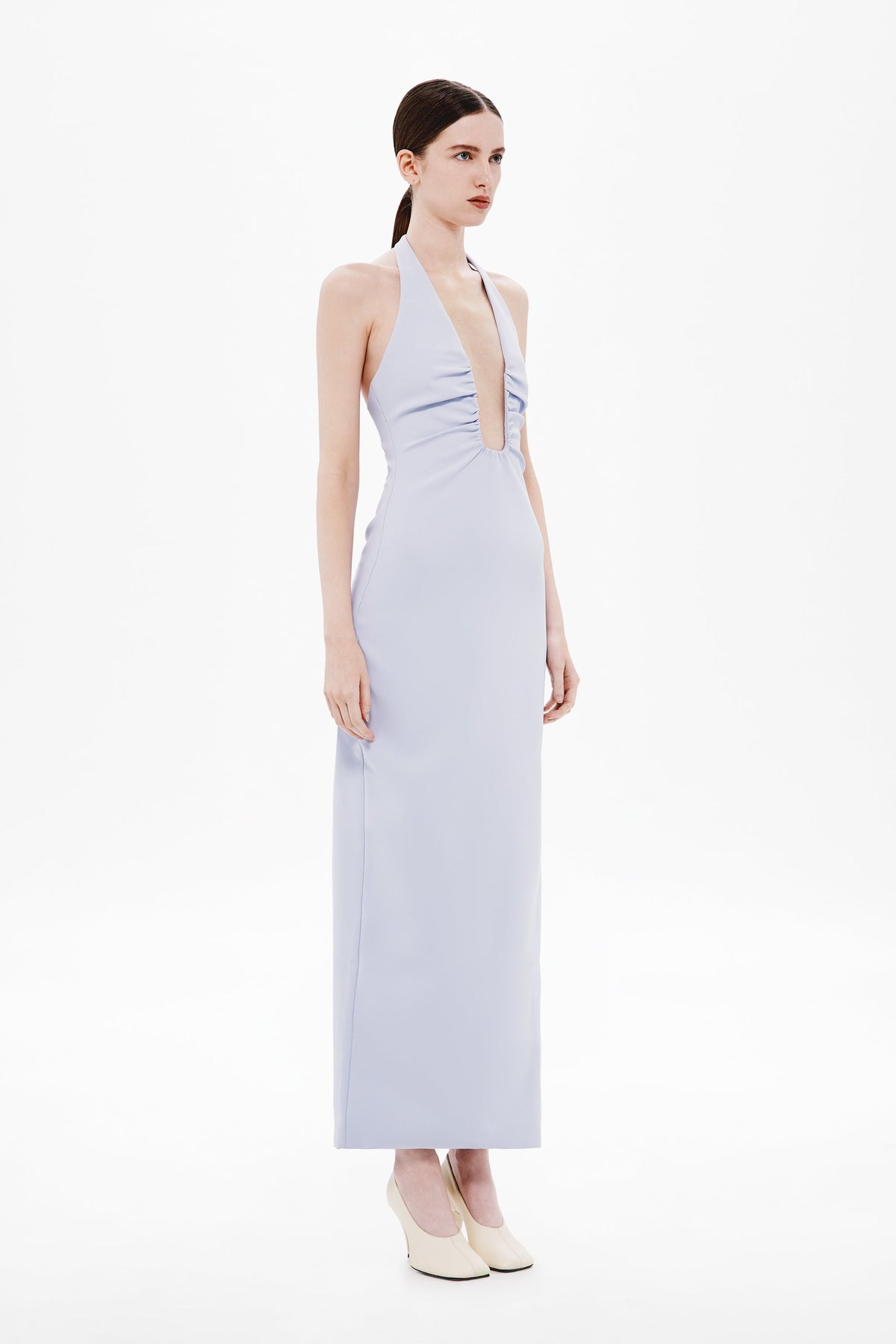 Misha Lusi Crepe Dress in lilac