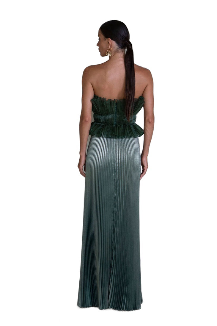 L'idée Masquerade Gown in dark green, view 4