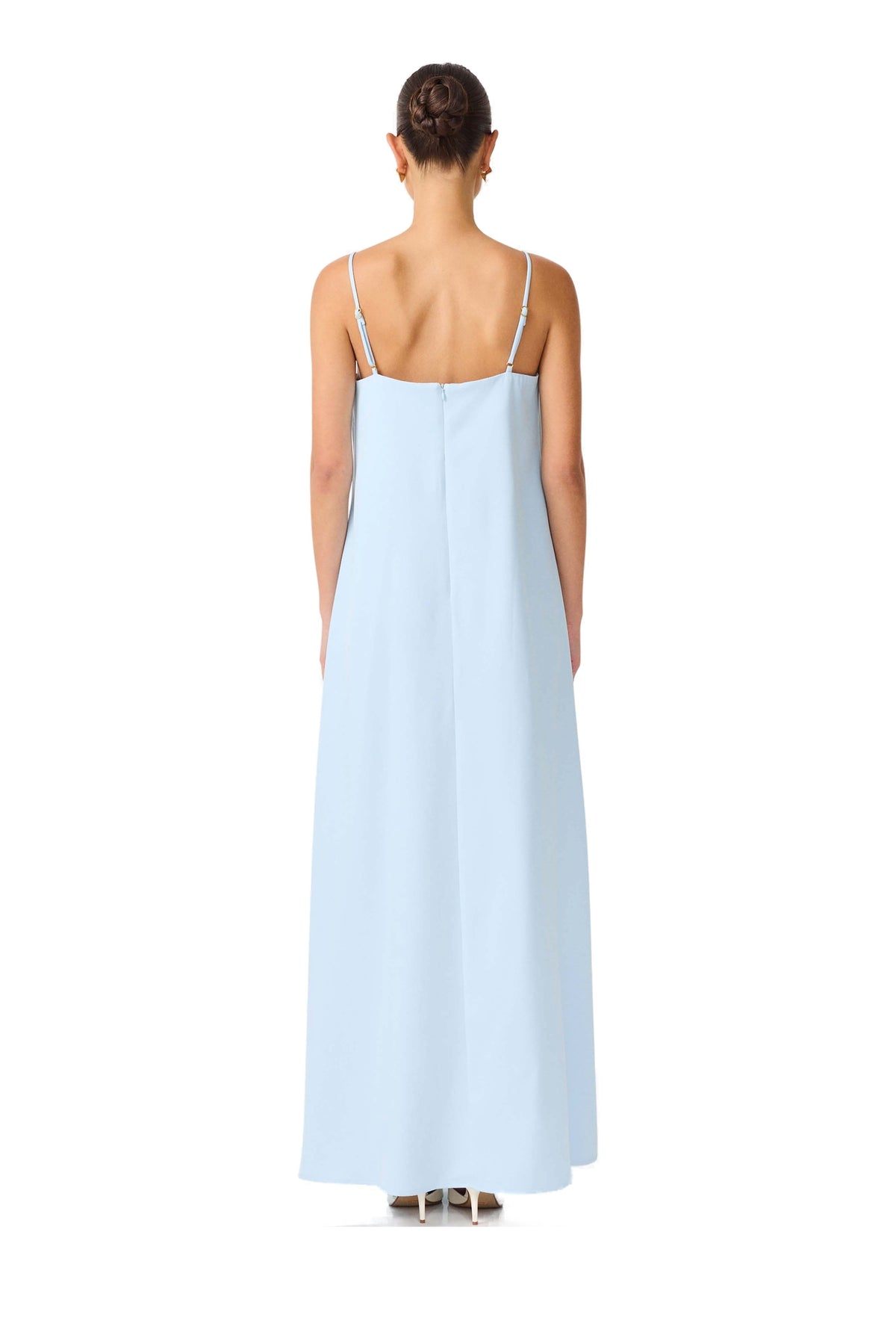Elliatt Buttercup Embroidered Maxi Dress Blue
