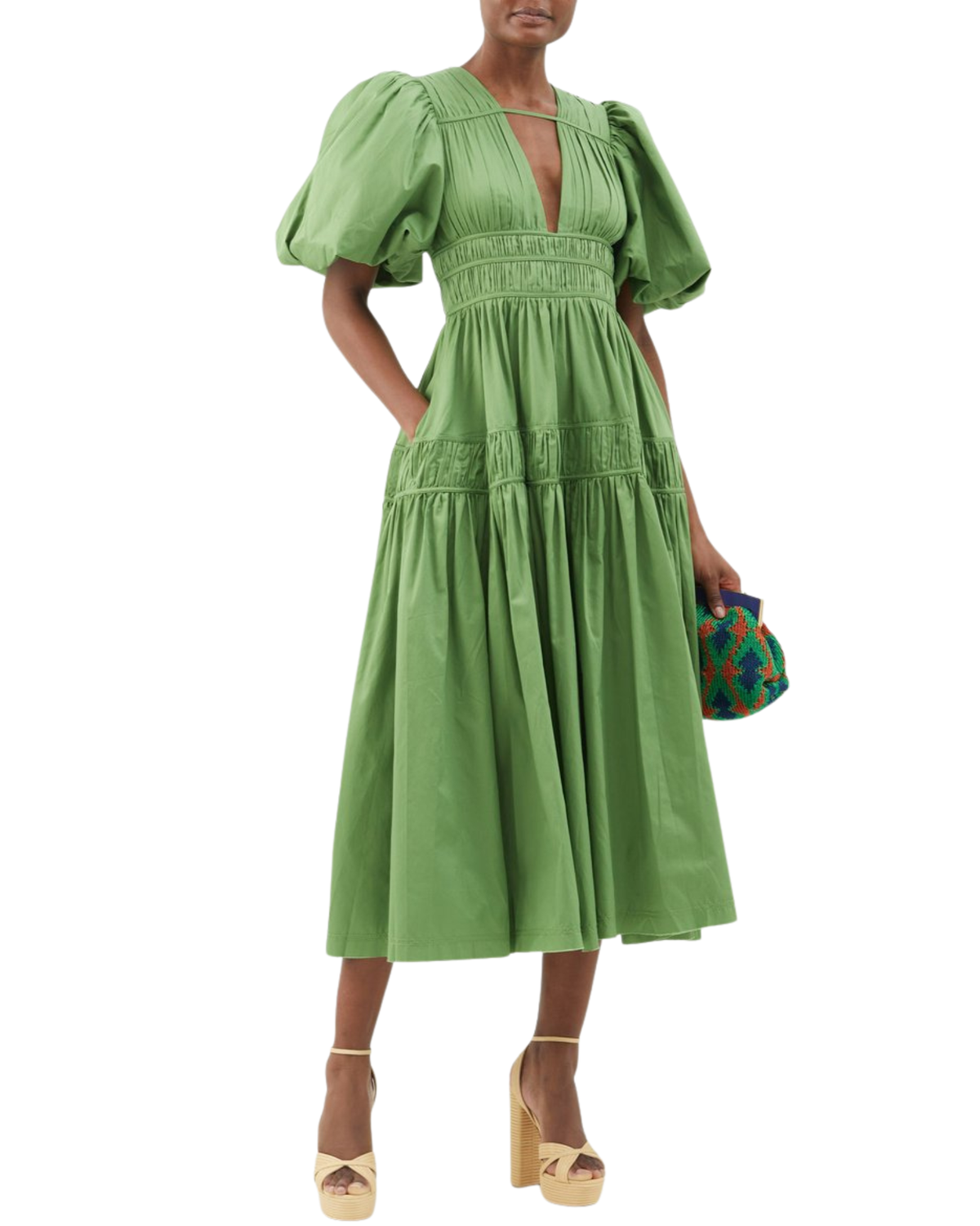 Aje Fallingwater Midi Dress