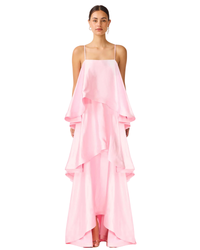 Elliatt Tilly Tiered Maxi Dress Pale Pink