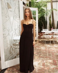 Manning Cartell Double Pleat Dress Chocolate