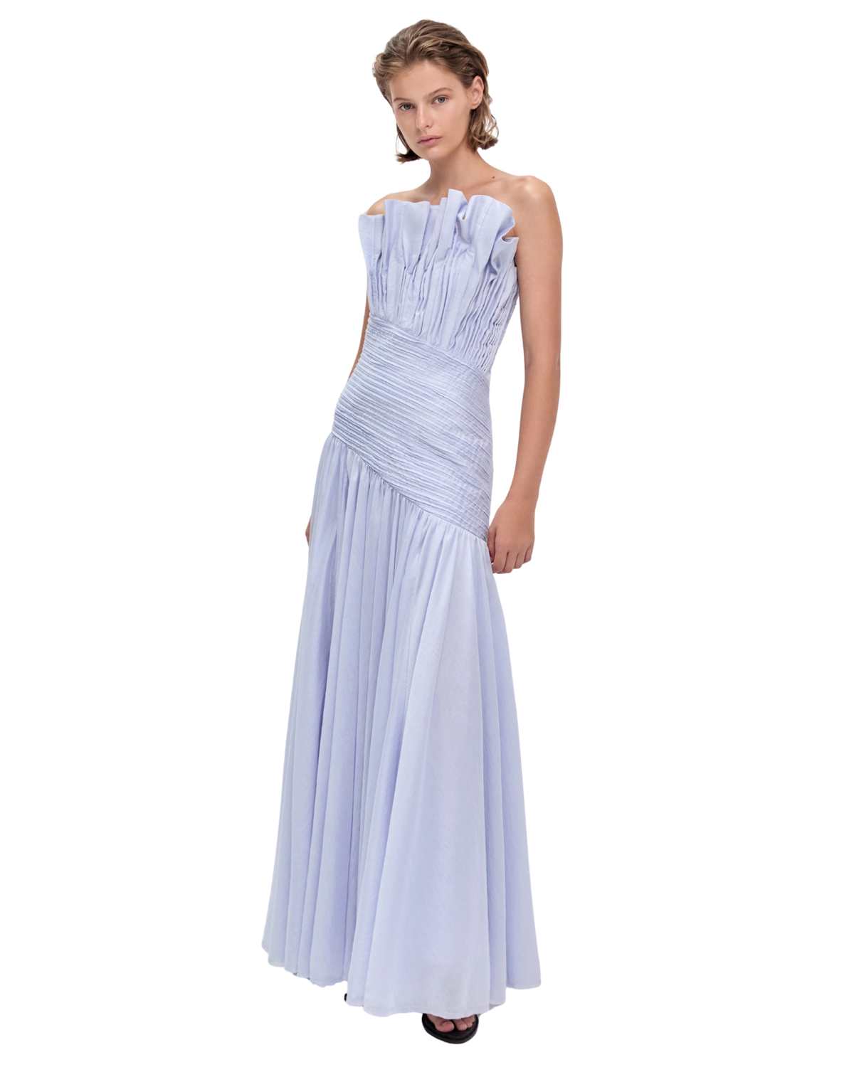 Aje Aquiline Gown Blue