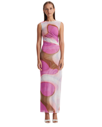 Scanlan Theodore Italian Watercolour Dress Pink