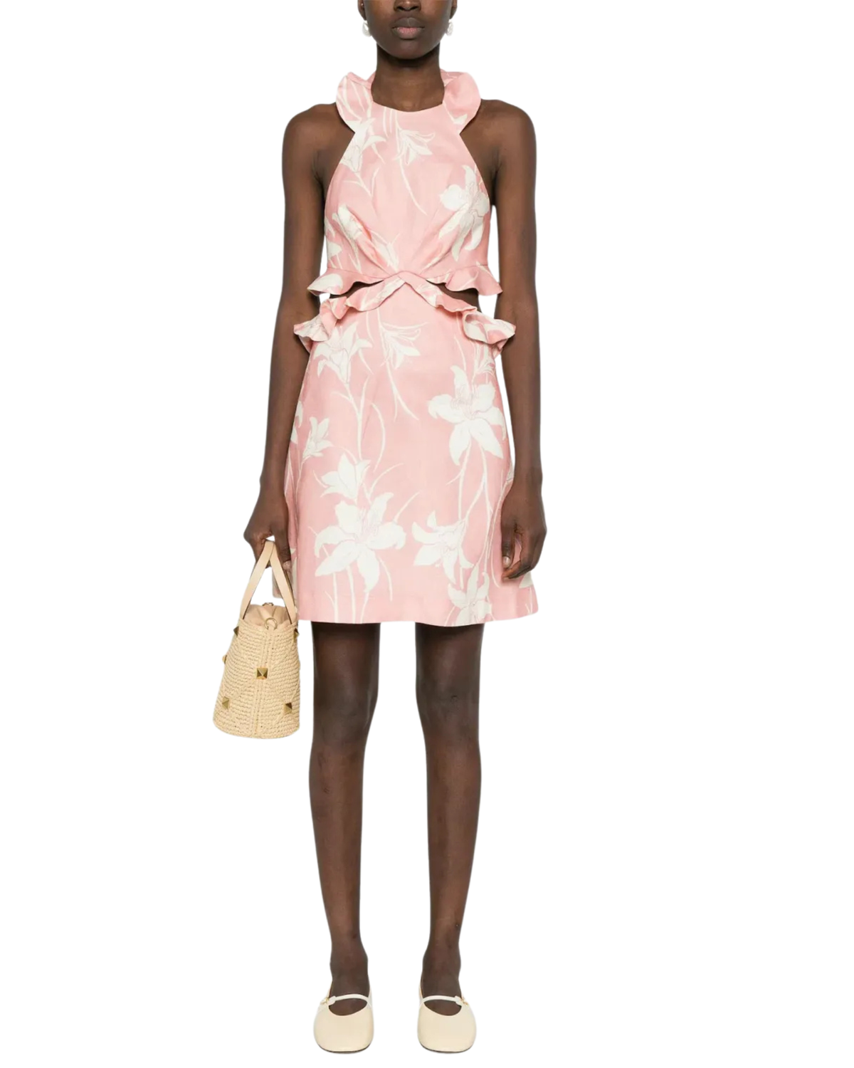 Zimmermann Acadian Mini Dress Pink