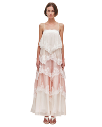 Aje Ophelia Lace Gown Multi