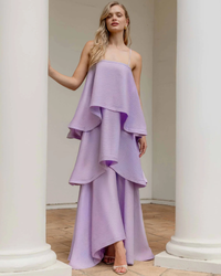 Elliatt Tilly Tiered Maxi Dress Purple
