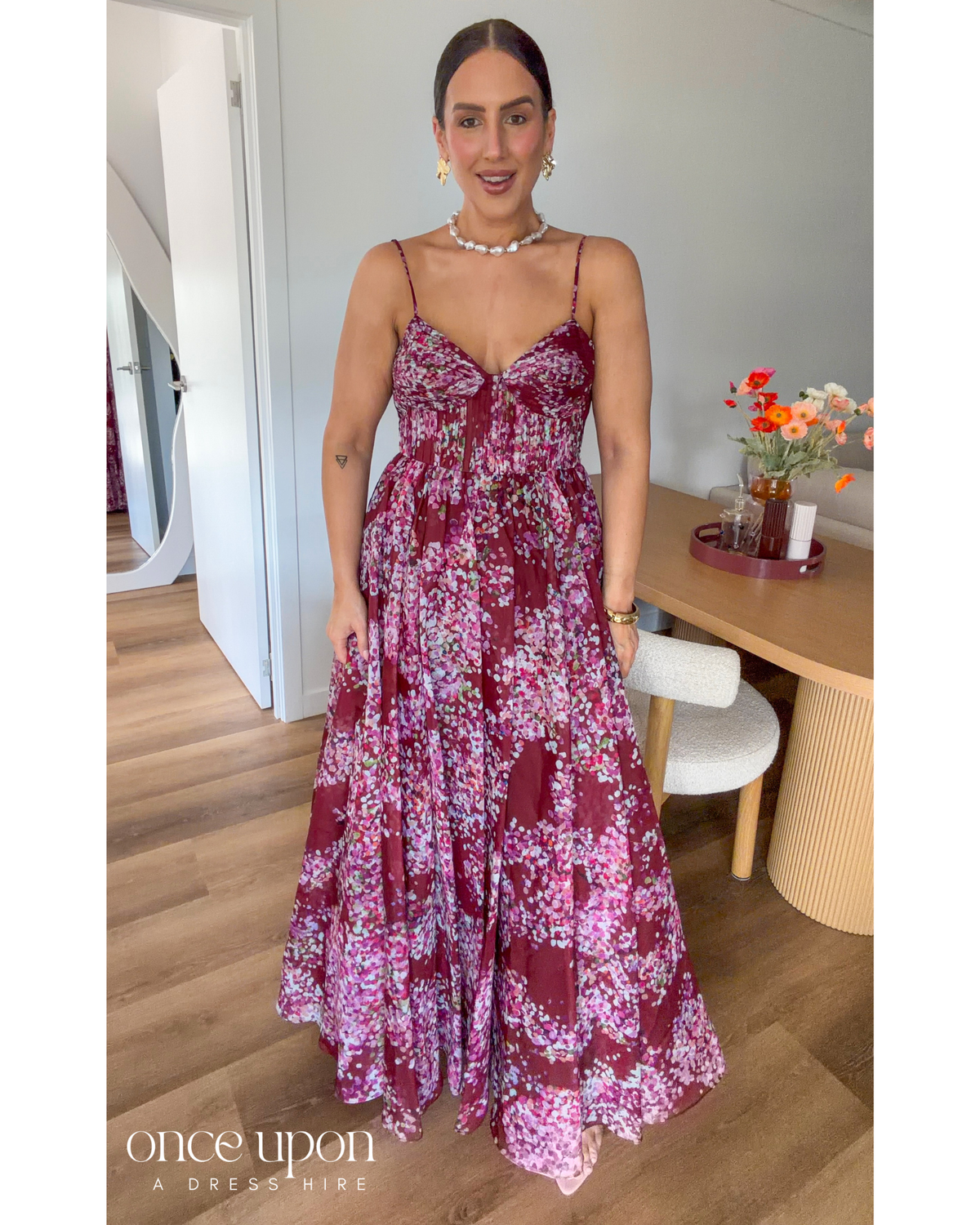 Aje Fortuna Gown Flora Blossom