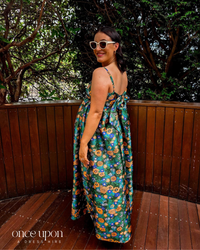 Alemais Carmine Tie Back Midi Dress