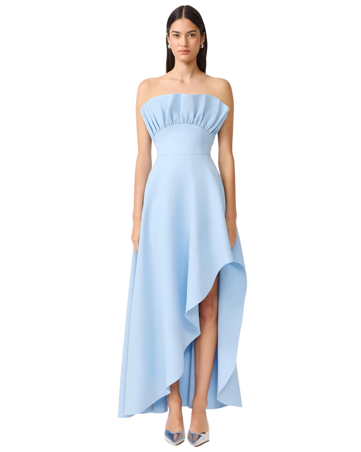 Elliatt Liora Strapless Asymmetric Gown