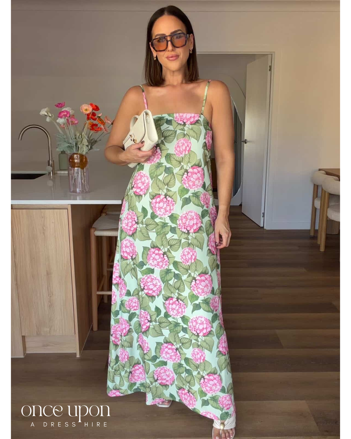 Palm Noosa Alessia Dress Pink Jardin