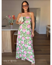 Palm Noosa Alessia Dress Pink Jardin