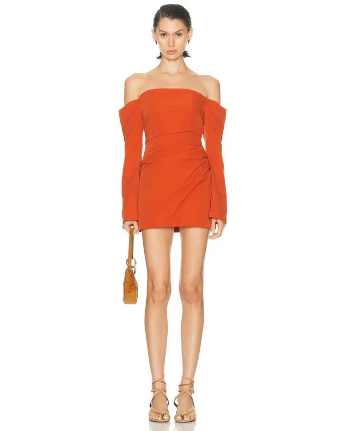 Sir The Label Rossana Off Shoulder Mini Dress