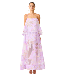 Elliatt Elysia Tiered Gown Purple