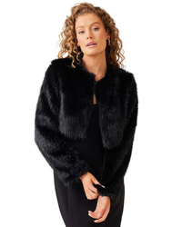 Elliatt Desiree Cropped Jacket Black