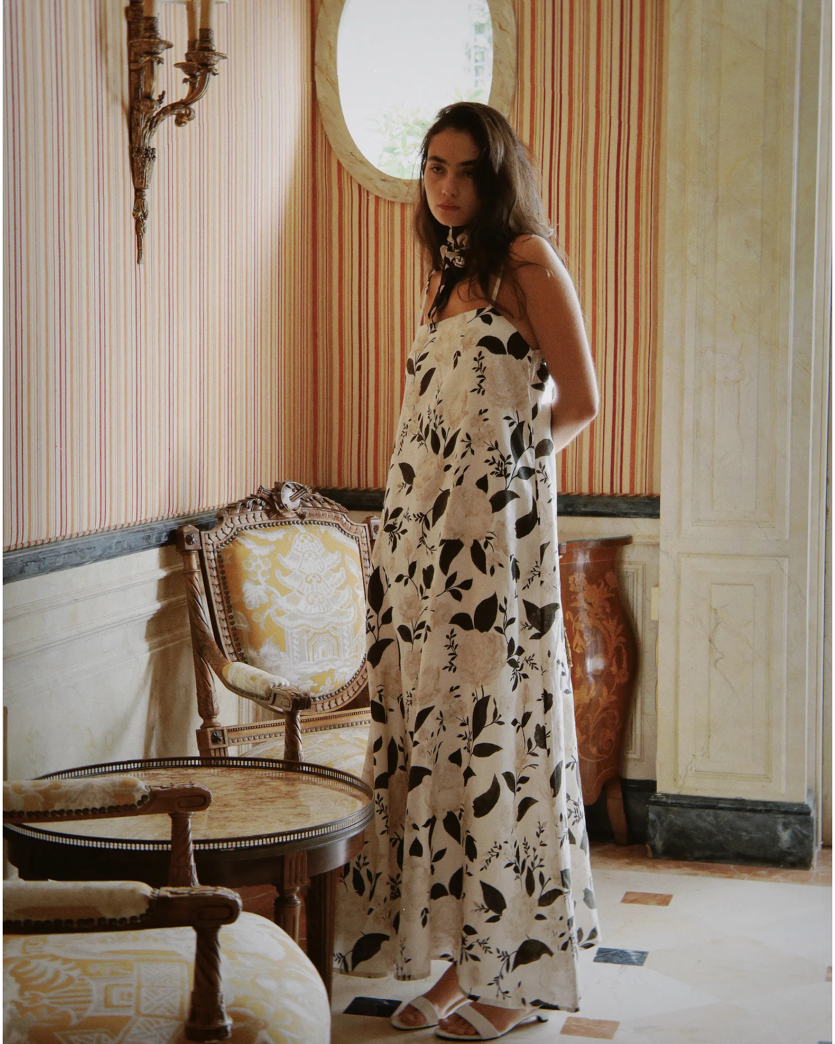 Morton Mac Camilla Maxi Dress Verdant Rose