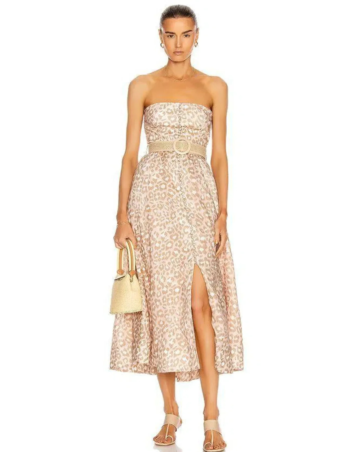 Zimmermann Carnaby Bustier Midi Dress