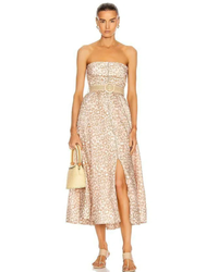 Zimmermann Carnaby Bustier Midi Dress