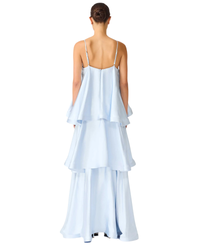Elliatt Tilly Tiered Maxi Dress Pale Blue