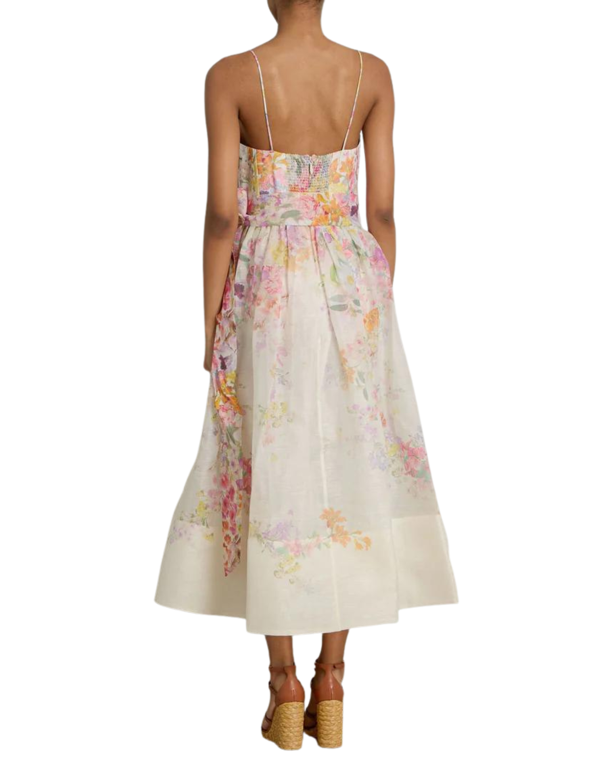 Zimmermann Natura Corset Midi Dress