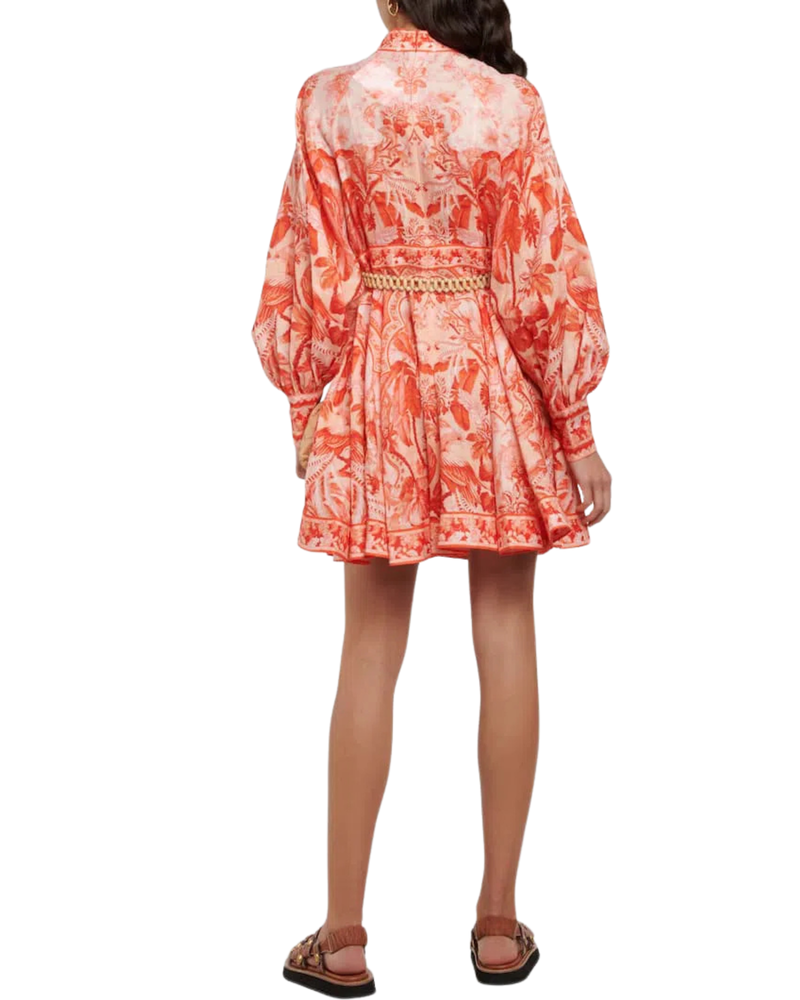 Zimmermann Lyre Billow Mini Dress