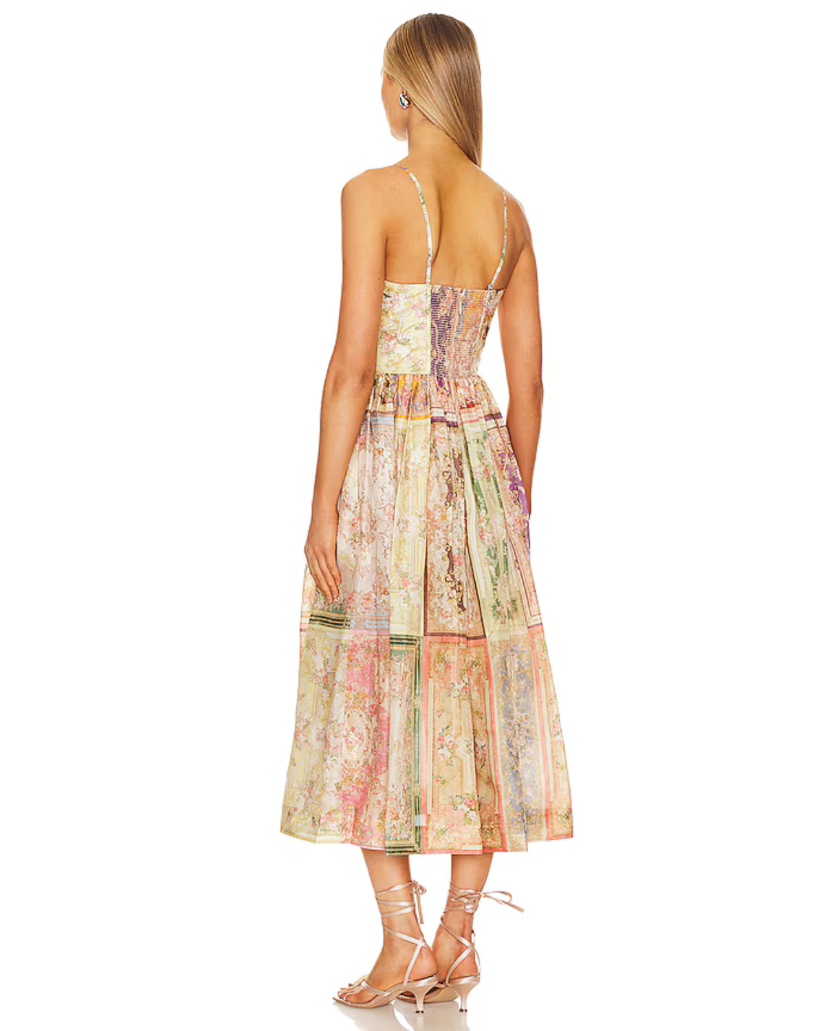 Zimmermann August Tie Front Midi Dress