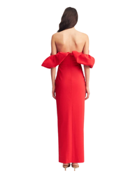 Shona Joy Campbell Off Shoulder Bubble Maxi Dress