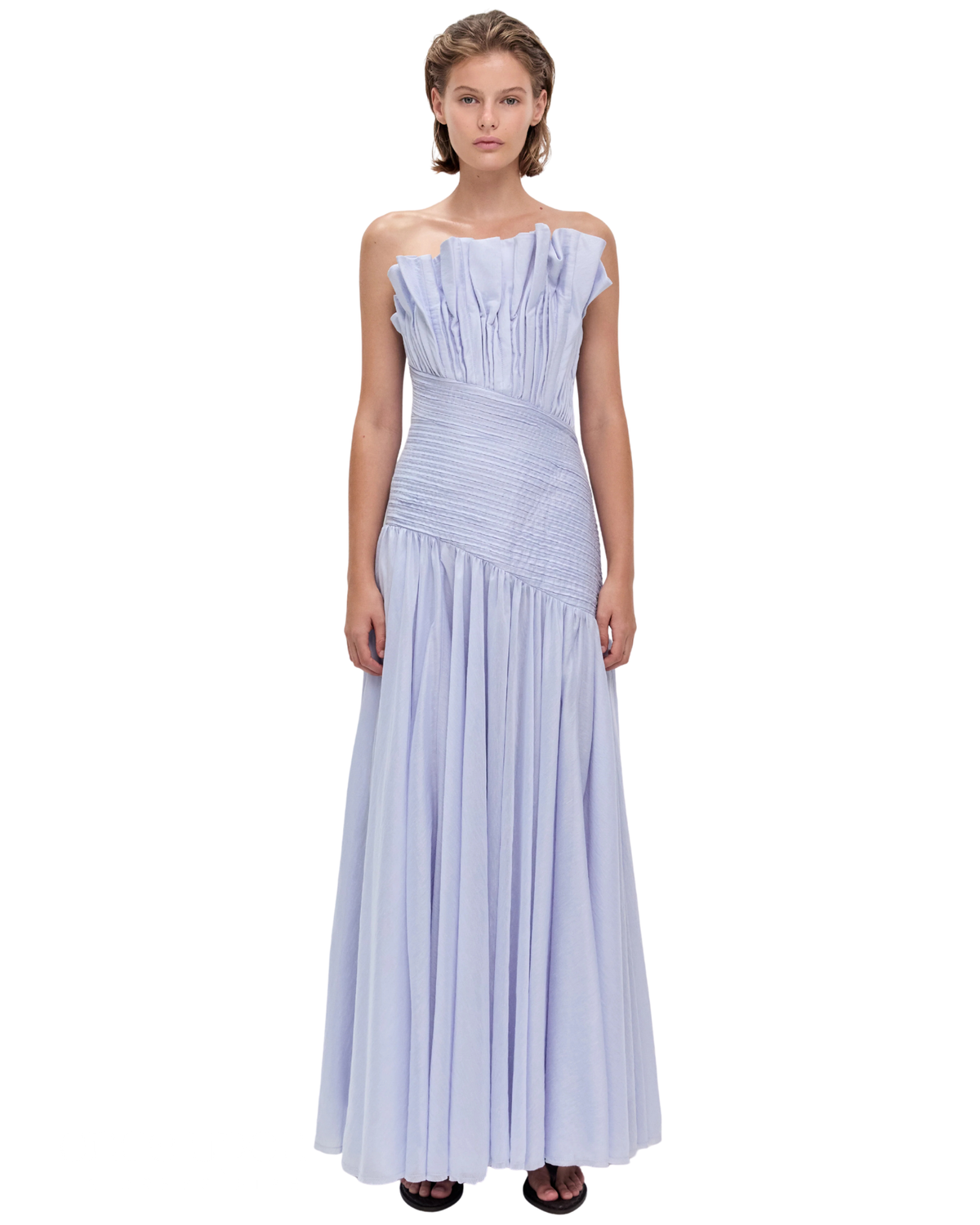 Aje Aquiline Gown Blue