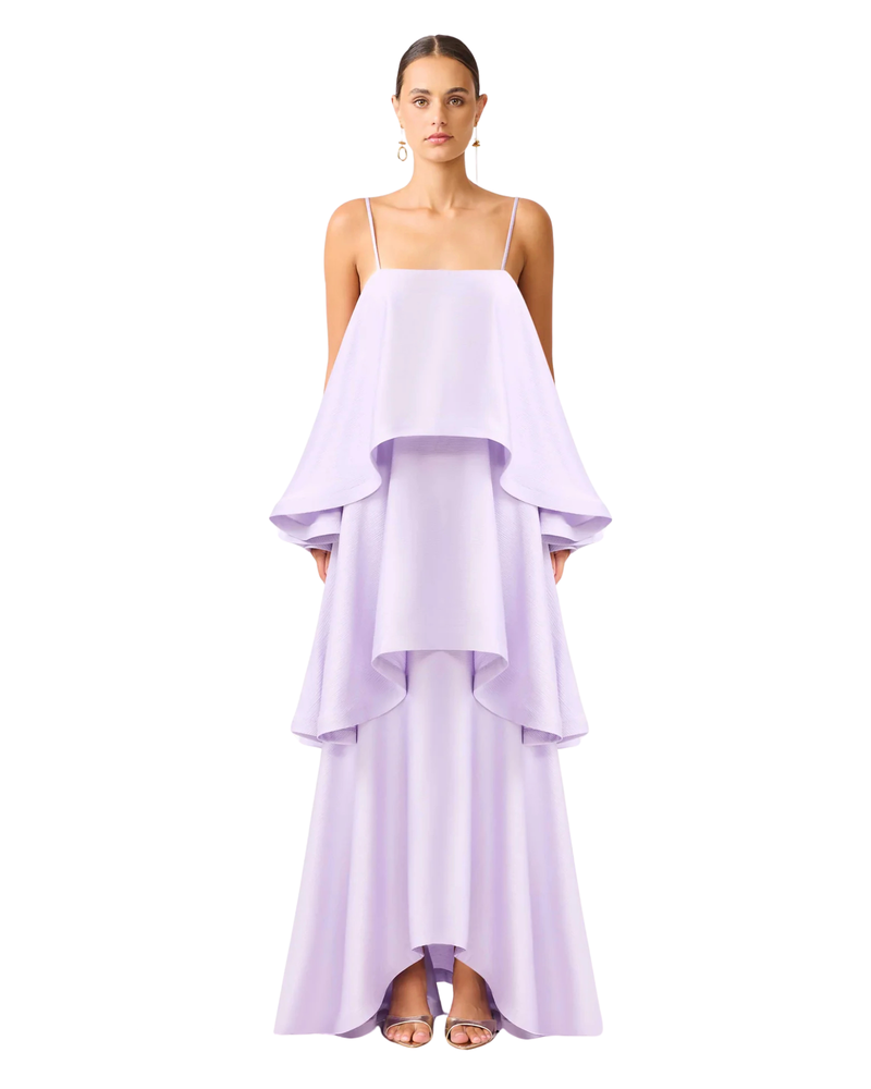 Elliatt Tilly Tiered Maxi Dress Purple