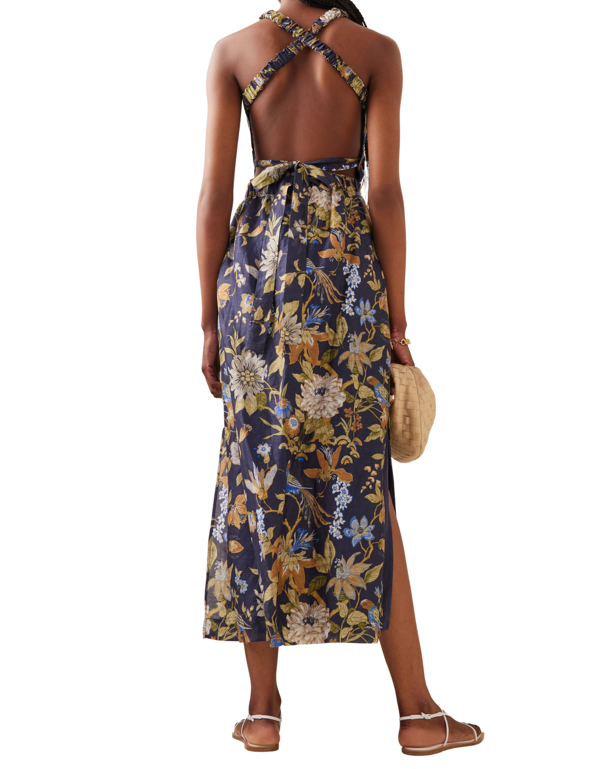 Sir The Label Diana Lilian Cross Back Dress