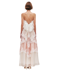 Aje Ophelia Lace Gown Multi
