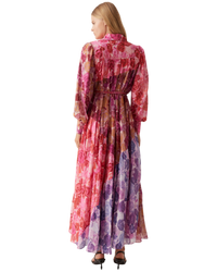 Aje Collision Smock Maxi Dress