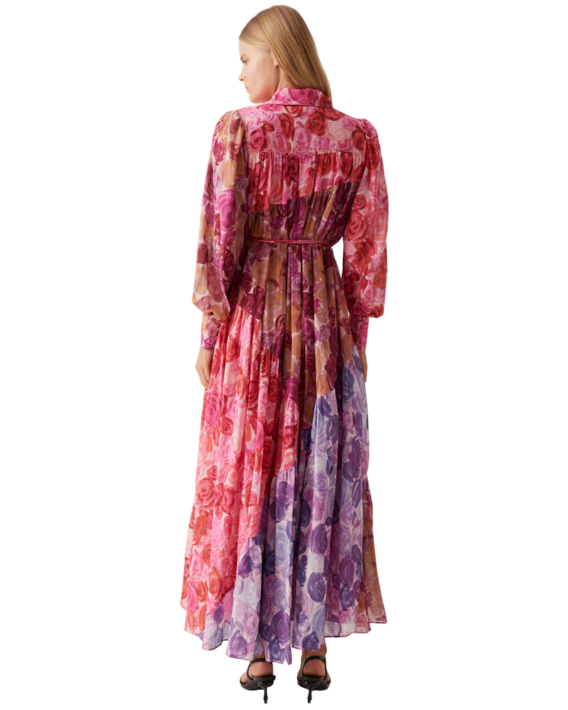 Aje Collision Smock Maxi Dress