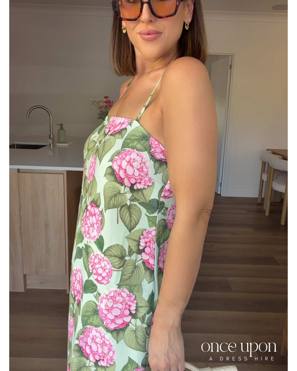 Palm Noosa Alessia Dress Pink Jardin