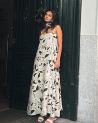 Morton Mac Camilla Maxi Dress Verdant Rose