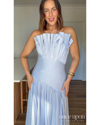 Aje Aquiline Gown French Blue