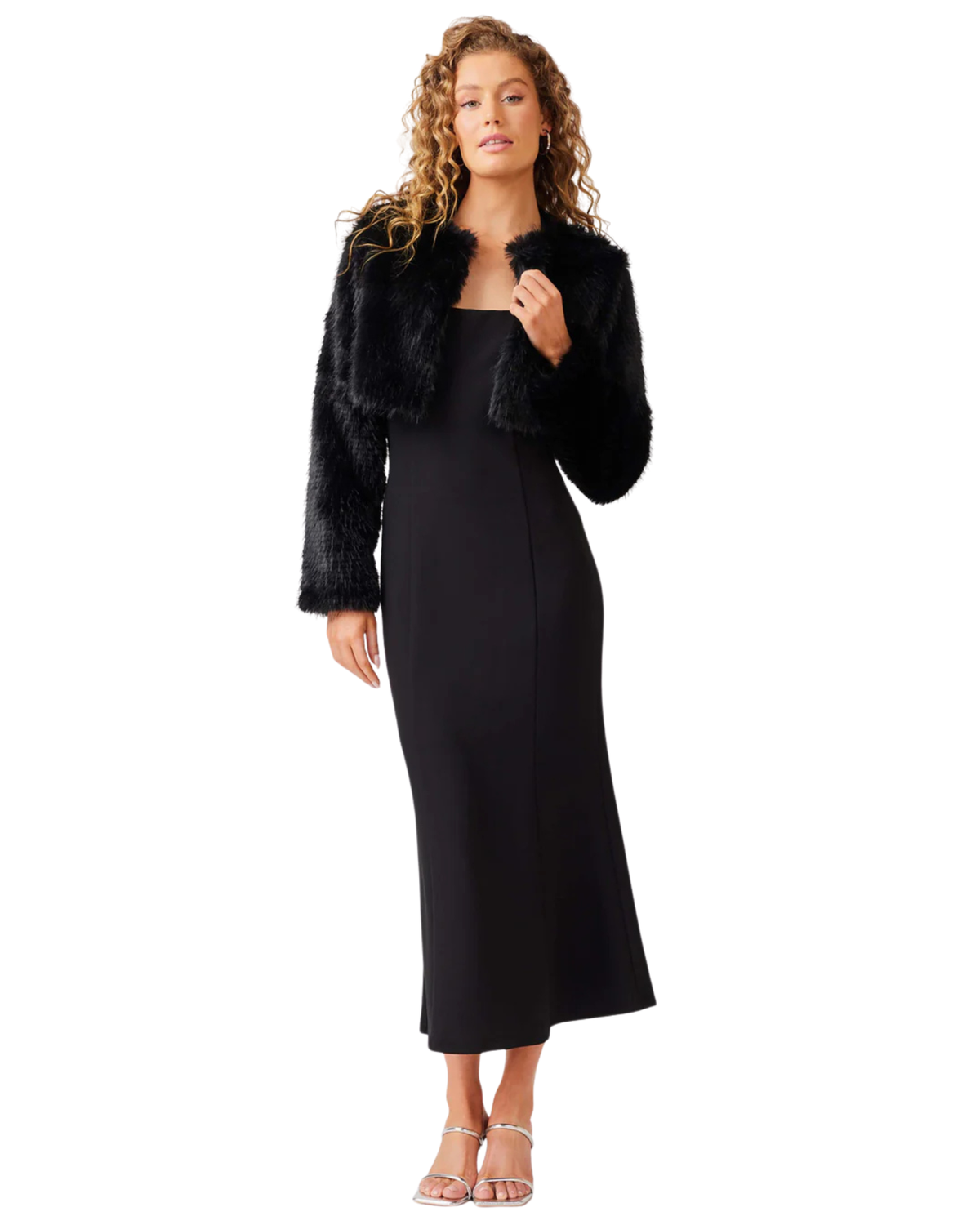 Elliatt Desiree Cropped Jacket Black