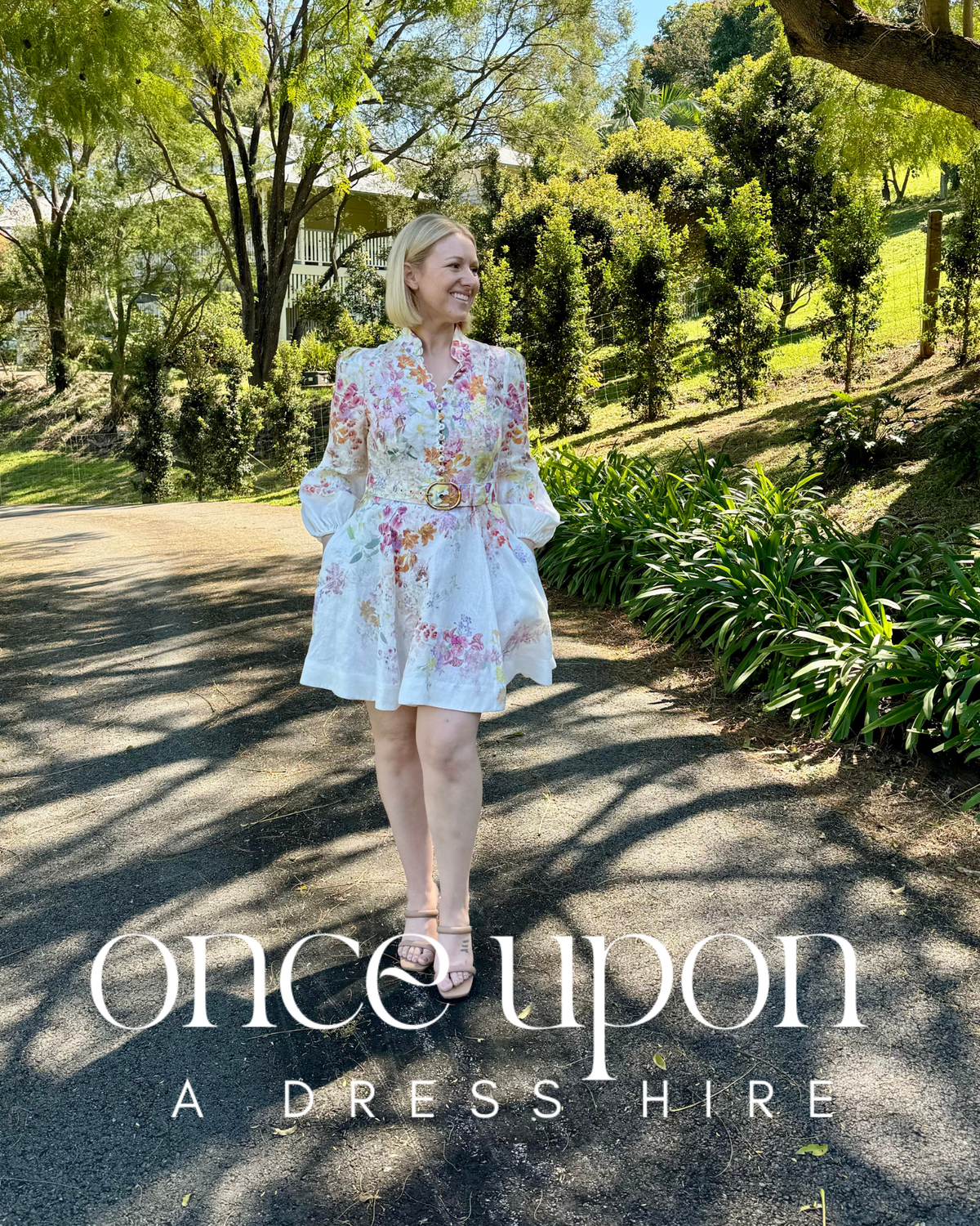 Zimmermann Natura Buttoned Mini Dress