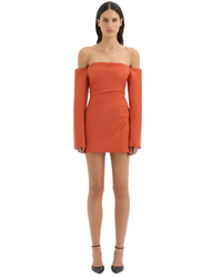 Sir The Label Rossana Off Shoulder Mini Dress