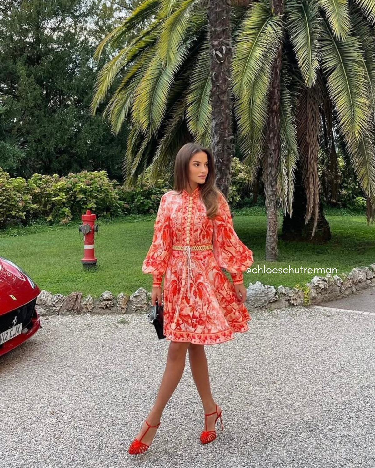 Zimmermann Lyre Billow Mini Dress