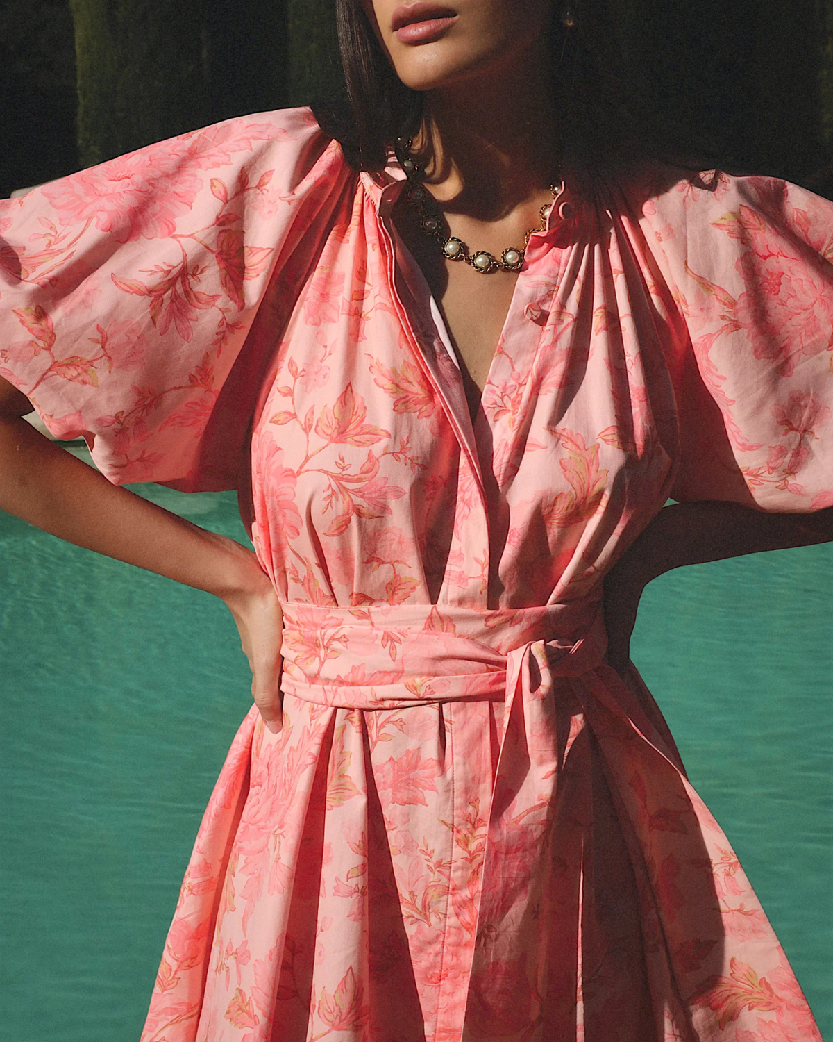 Morton Mac Lucia Dress Blush Rose