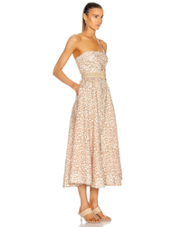 Zimmermann Carnaby Bustier Midi Dress