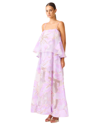 Elliatt Elysia Tiered Gown Purple