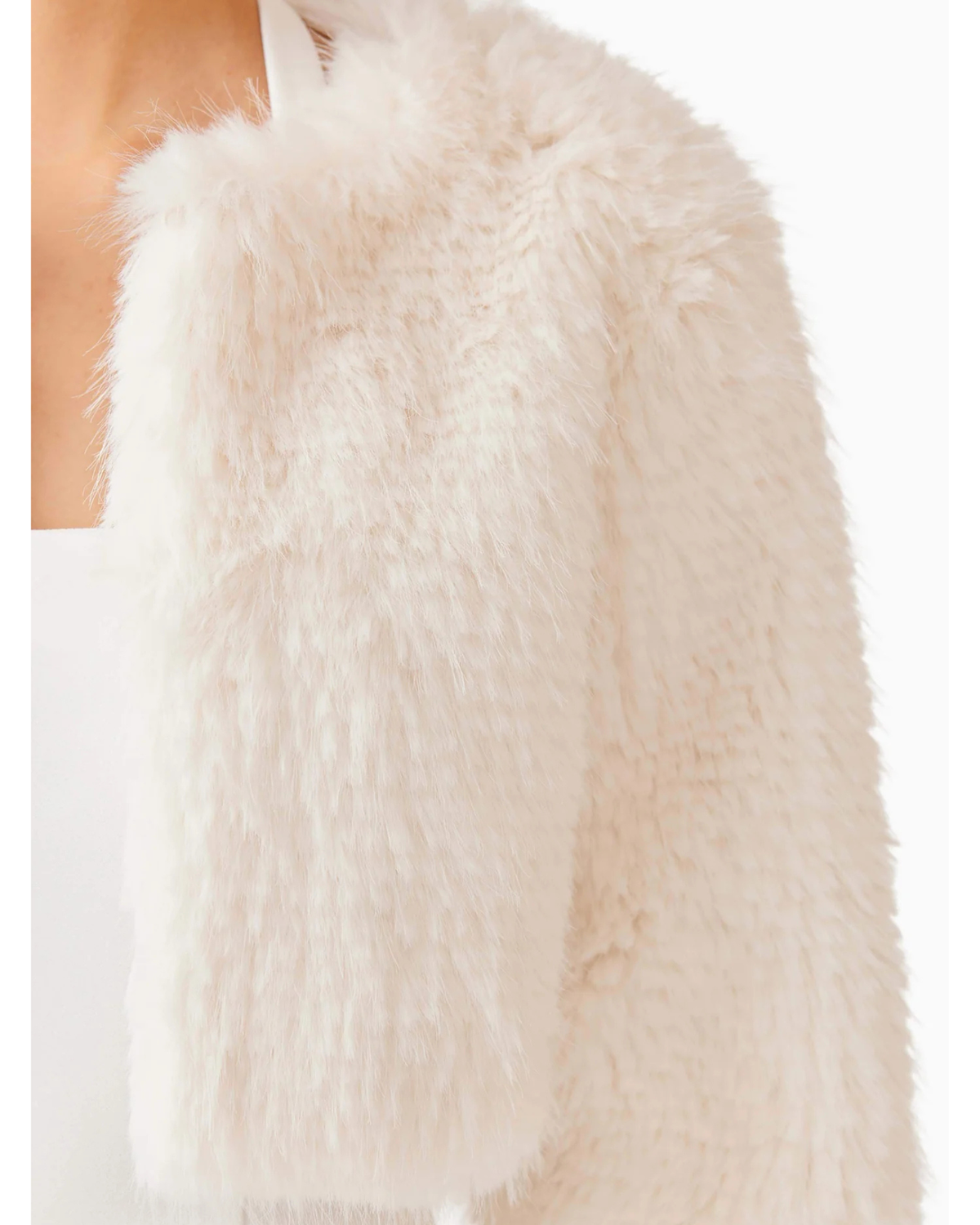 Elliatt Desiree Cropped Jacket White