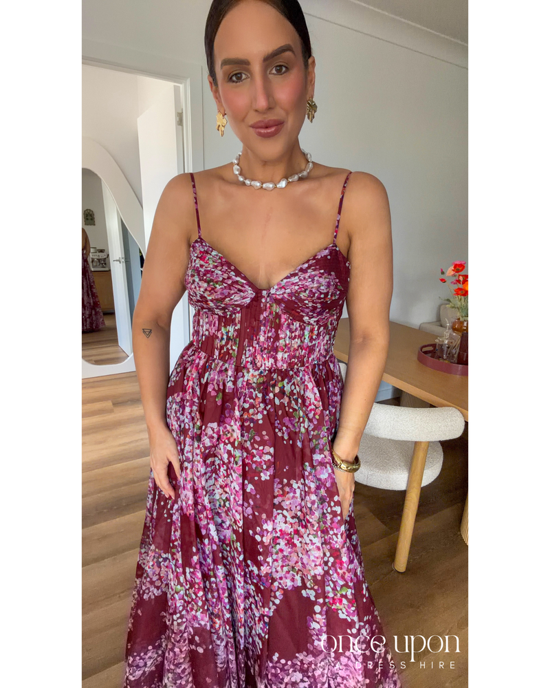 Aje Fortuna Gown Flora Blossom