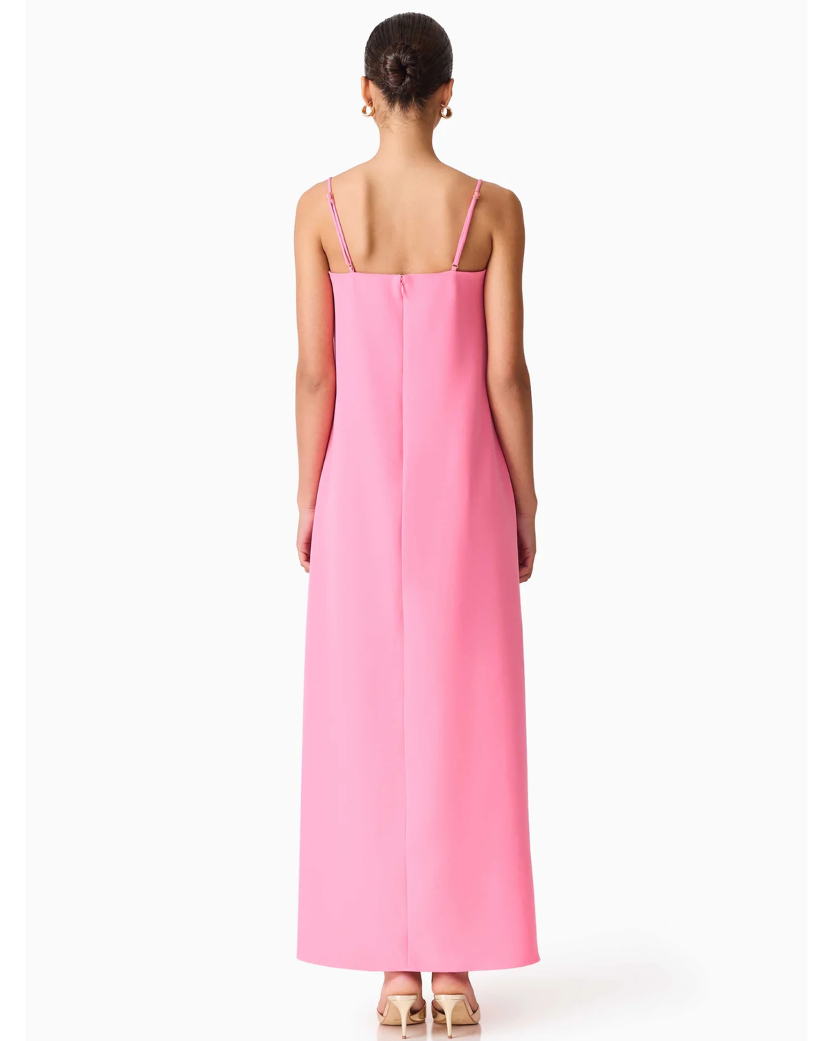 Elliatt Nolana Floral Applique Gown Pink