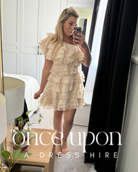 Aje Rosaline Frill Mini Dress