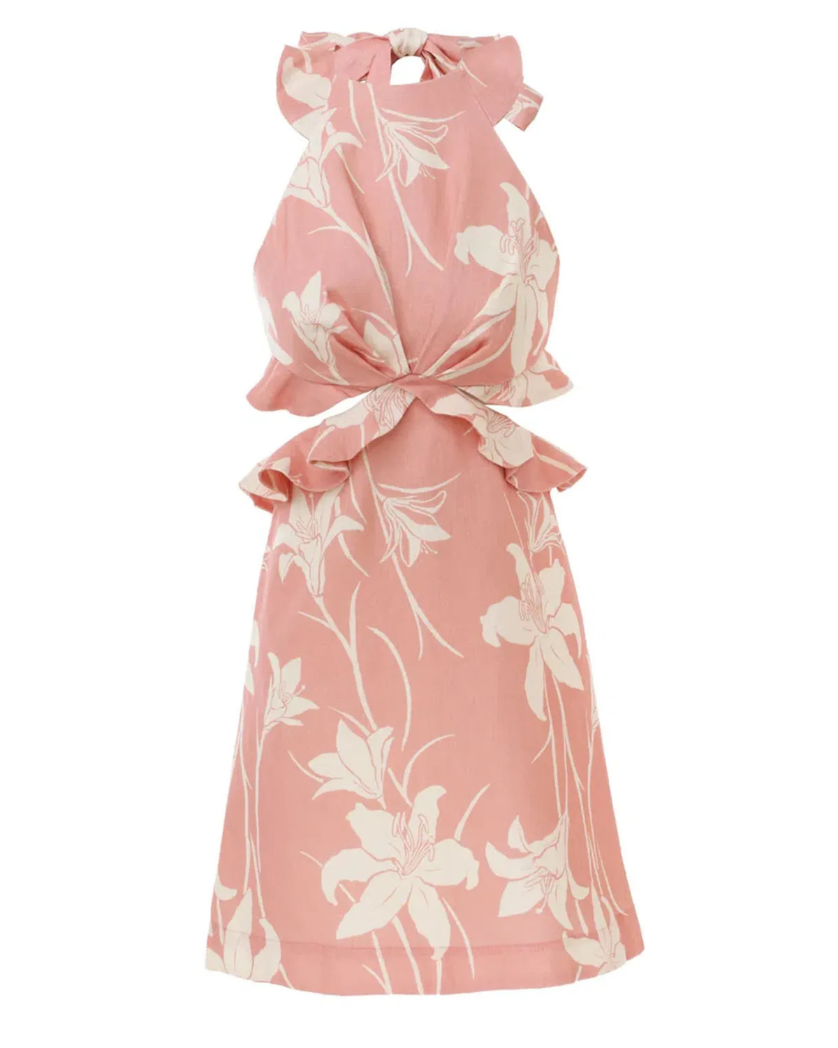 Zimmermann Acadian Mini Dress Pink
