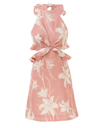 Zimmermann Acadian Mini Dress Pink