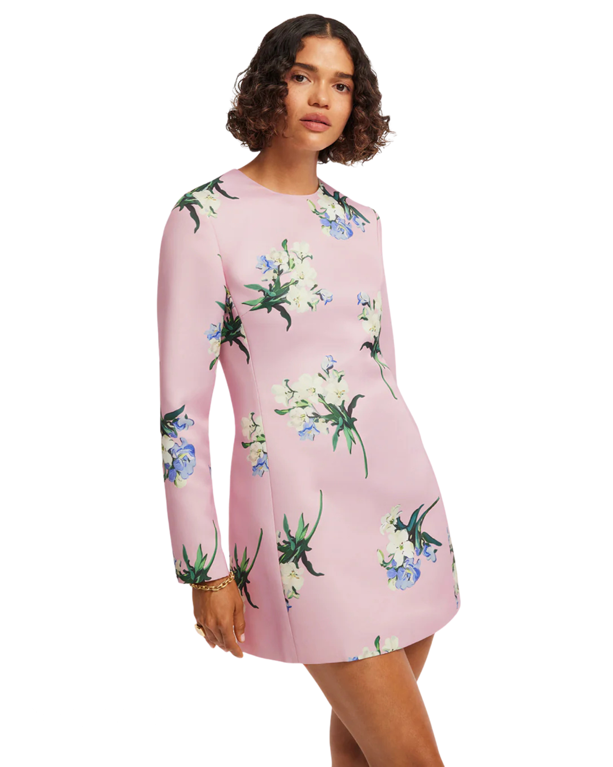 Leo Lin Aliza Long Sleeve Mini Dress